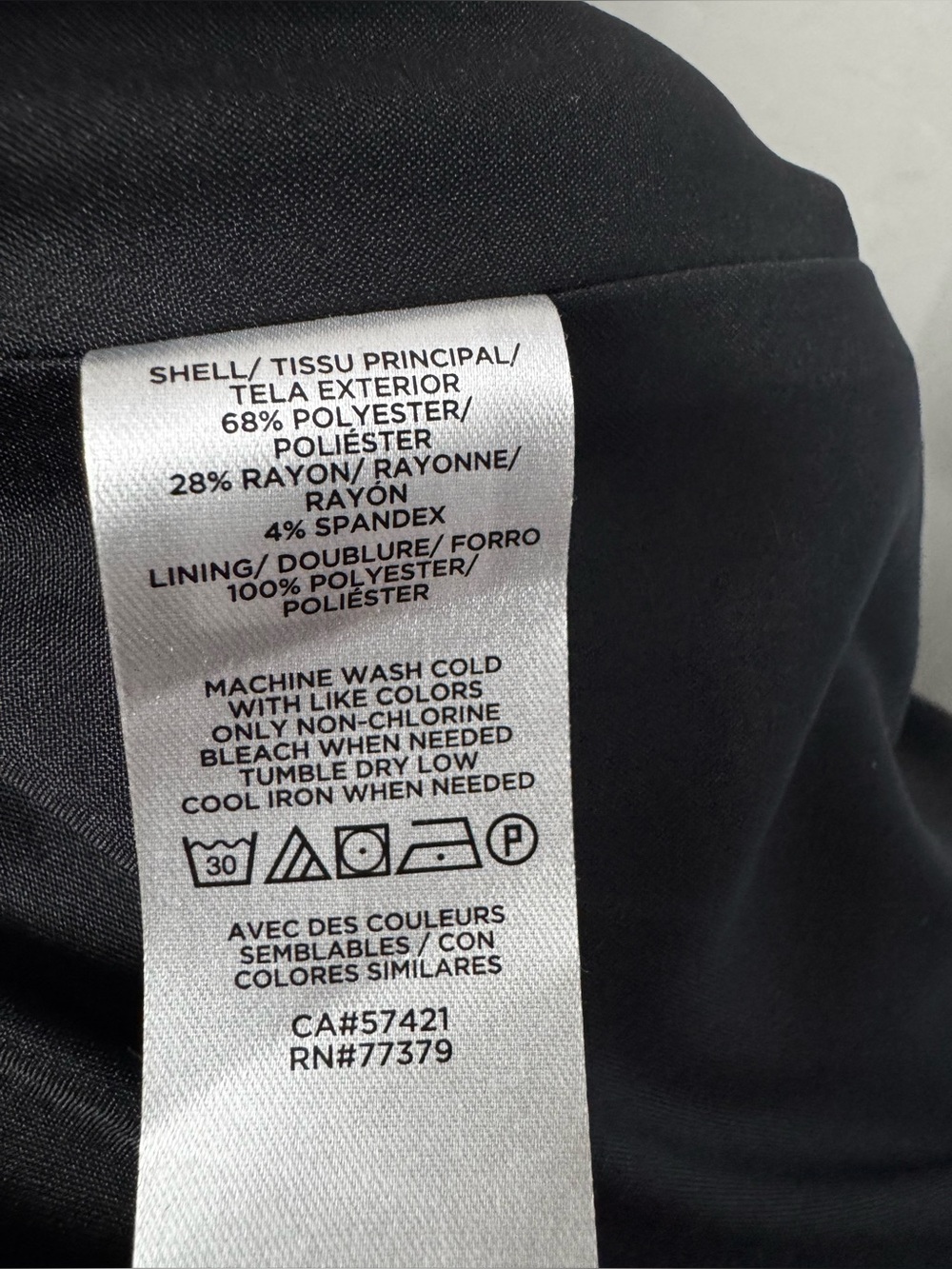 Ann Taylor Factory $119 Black V-Neck Midi Sheath Office Dress Size 6 - Picture 8 of 8